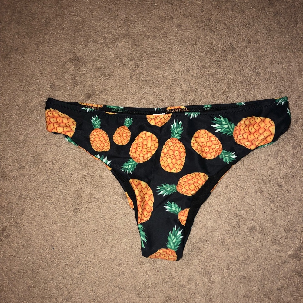 Cheeky pineapple bikini bottoms